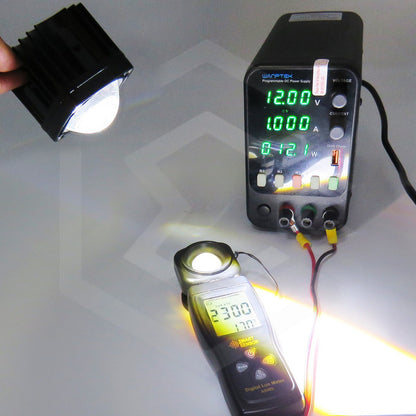 Par De Faros Con Lupa  10-30v Cuadrado Blanco/ambar 23000lm