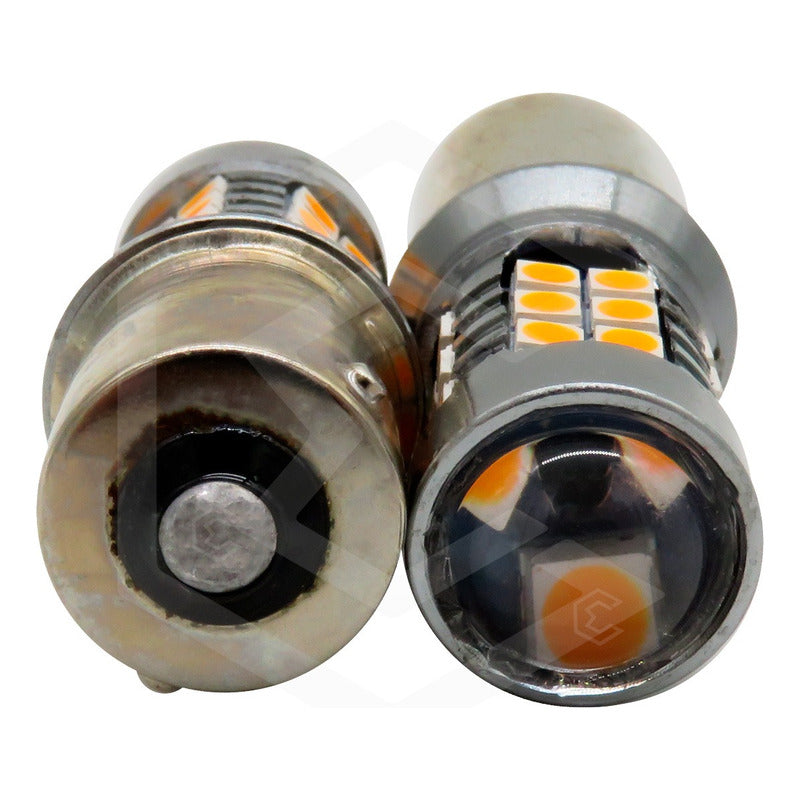 2 Focos 27 Led 1156 1157 3157 7440 7443 No Error Stop Cuarto