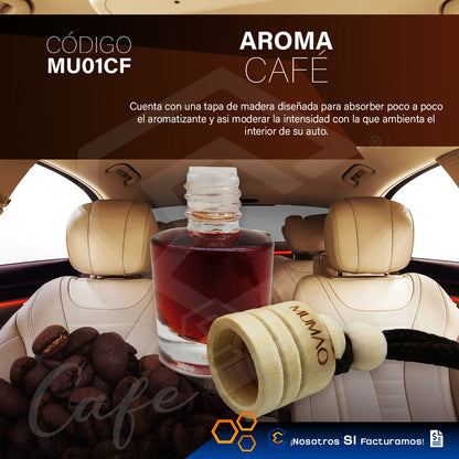 2 Aromatizante Colgante Botella 8ml Auto Casa Ambiente Mumao