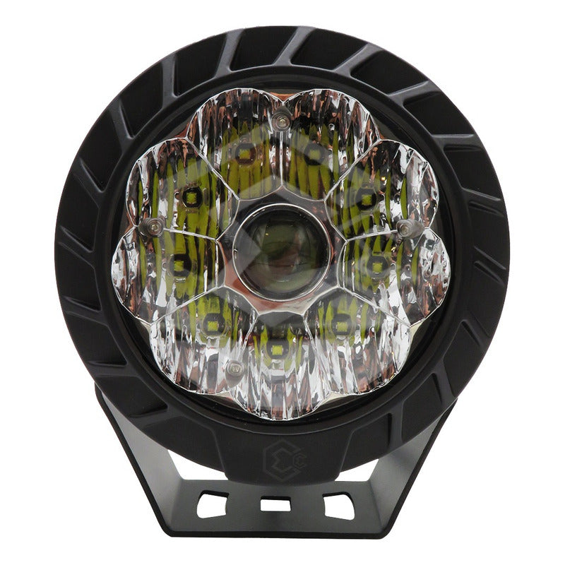 Faros Universales Redondo 5.5'' 10 Led Hiper Lupa 12-24v