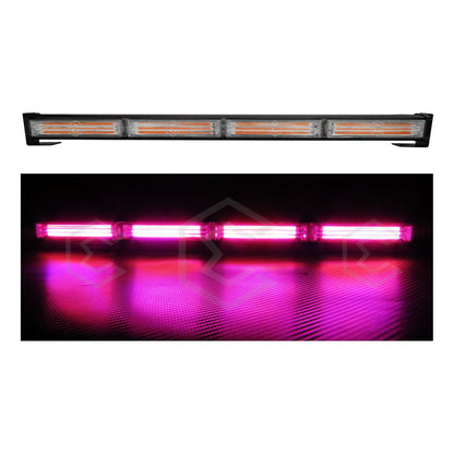 Barra Torreta Led Cob 4 Módulos Estrobo Código 16 Funciones