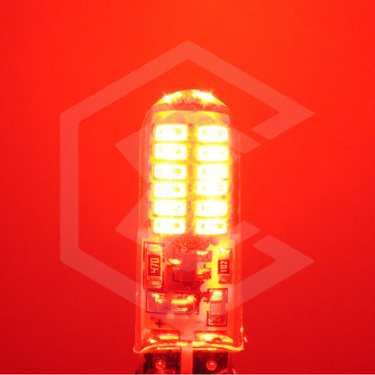 Kit De 10 Focos De Pellizco 24 Leds Canbus Fijo+estrobo 12v