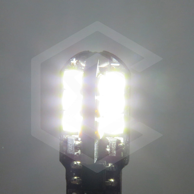 Kit 10 Focos Pellizco T10 24 Leds Canbus 3030 Alta Potencia