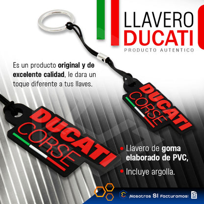 Llavero Ducati Corse Panigale Diavel Monster Moto Original Moto
