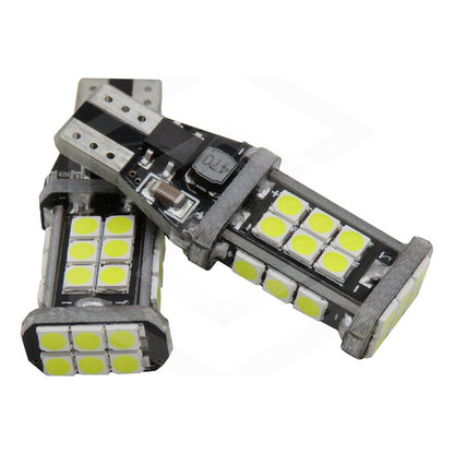 Par De Focos Canbus T15 Para Reversa 24 Leds 12 A 24v 1400lm