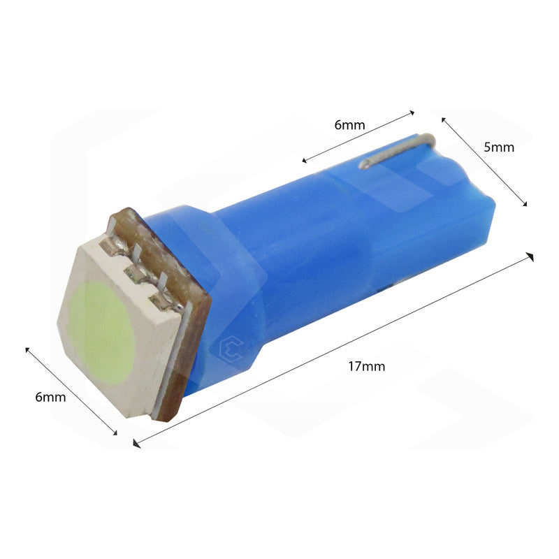 10 Focos Led Tablero De Mandos Cluster T5 2721 12v 7 Colores