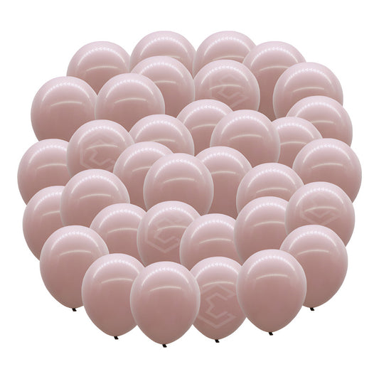 Bolsa 100 Globos Rosa Nude Brillosos #10 Fiesta Bodas Latex Rosa