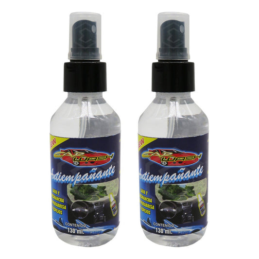 2 Liquido Antiempañante Desmancha Parabrisas Espejos Vidrios