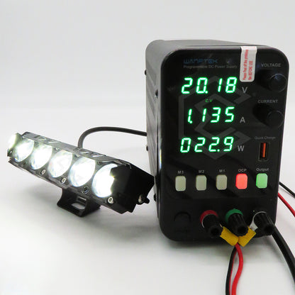 Par De Faros 5 Lupas 30 Leds Auxiliares Bicolor Fijo 10-30v