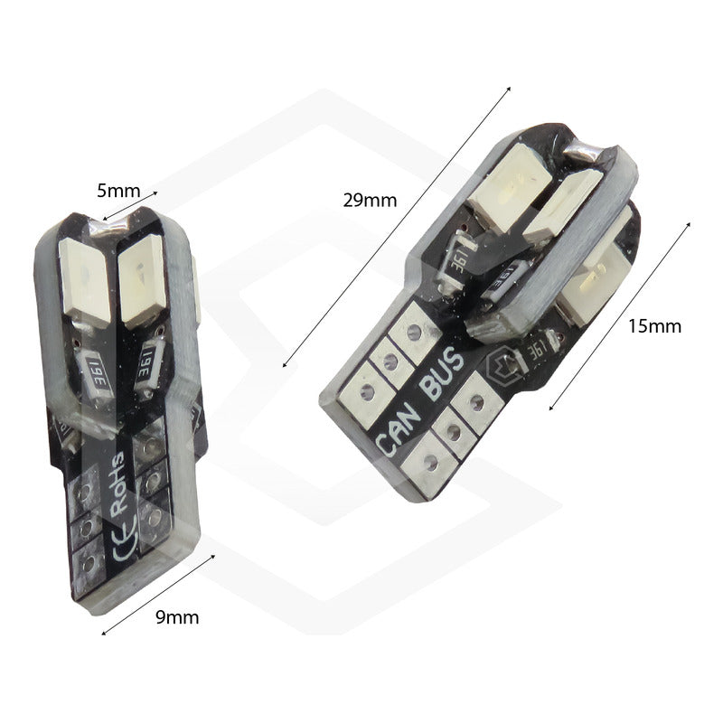 Par Focos De Pellizco 8 Led Canbus Alta Intensidad 12v