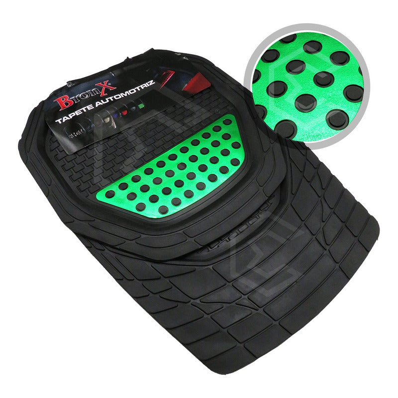 Tapete Tipo Charola Uso Rudo Auto Camioneta Juego 4 Piezas