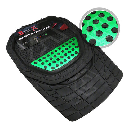 Tapete Tipo Charola Uso Rudo Auto Camioneta Juego 4 Piezas