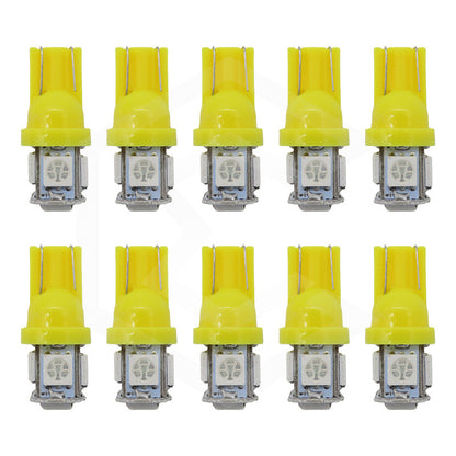 Kit 10 Focos Pellizco 5 Leds 5050 T10-158 Color A Eligir