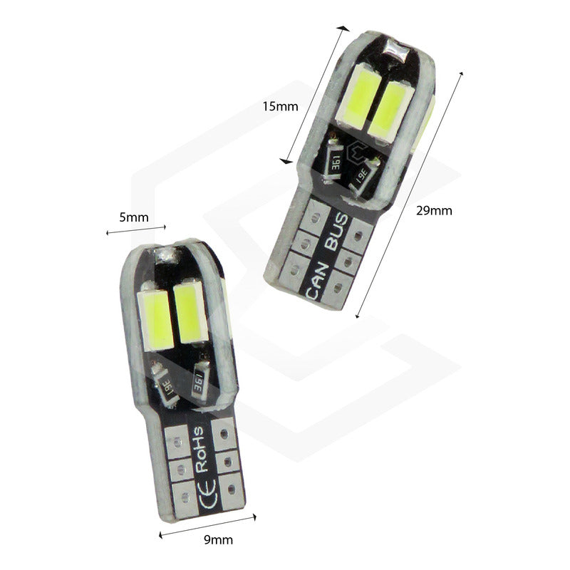 Par Focos De Pellizco 8 Led Canbus Alta Intensidad 12v