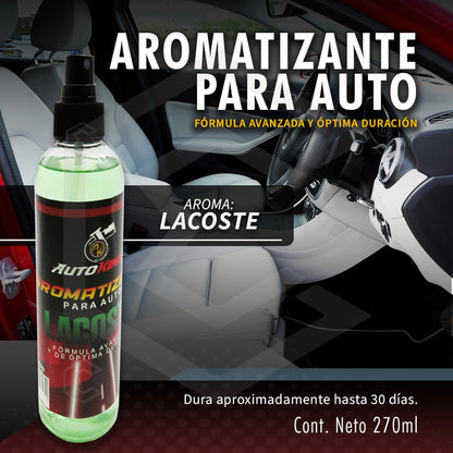 Aromatizante Para Auto Desodorante Liquido Casa Oficina 270m