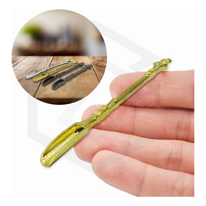 30 Cucharas Pala Snorter Sniffer Kif Wax 78mm