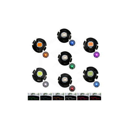 Kit 10 Focos Led T3 T4.2 T4.7 Clúster Para Tablero Fija 12v
