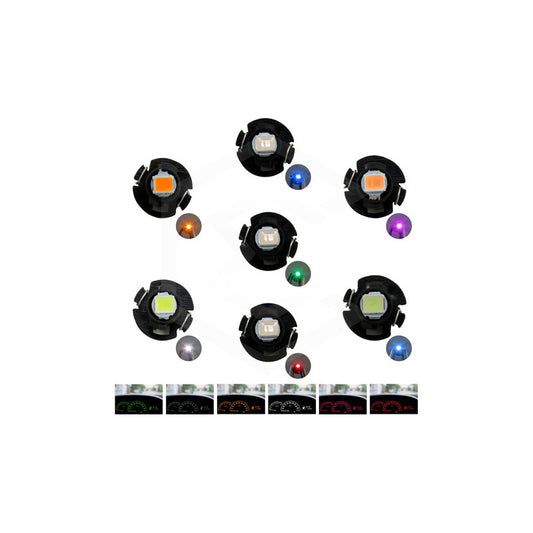 Kit 10 Focos Led T3 T4.2 T4.7 Clúster Para Tablero Fija 12v