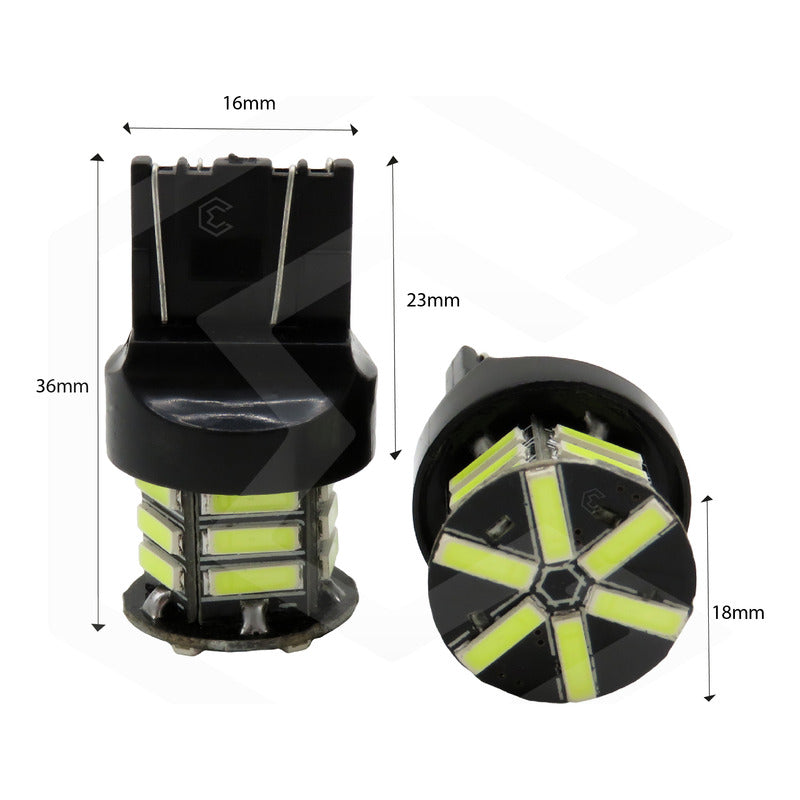 Par 2 Focos 3157 1156 1157 7440 7443 1176 21 Leds Estrobo