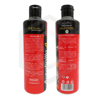 Autobrillo A 500ml Abrillanta Protege Tablero Llanta Margrey Blanco