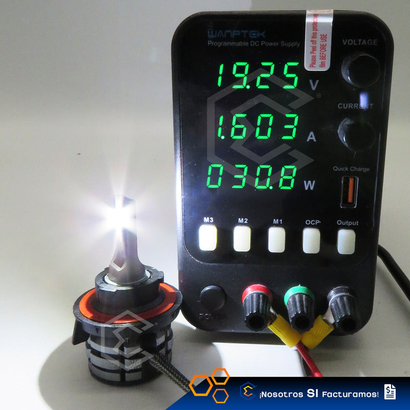 Kit Focos Led H13 Ventilador Alta Y Baja Tricolor 18,000lm H13