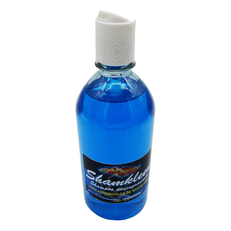 5 Shampoo Desengrasante Para Auto Moto Rzr De Uso Rudo 500ml