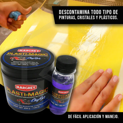 Plastilina Arcilla Descontamina Plásti Magic 200gr Margrey Agua
