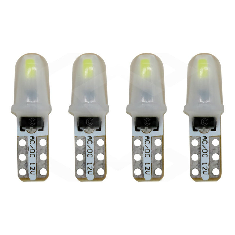 4 Focos Led T5 2721 12v Tablero De Mandos Cluster 5 Colores