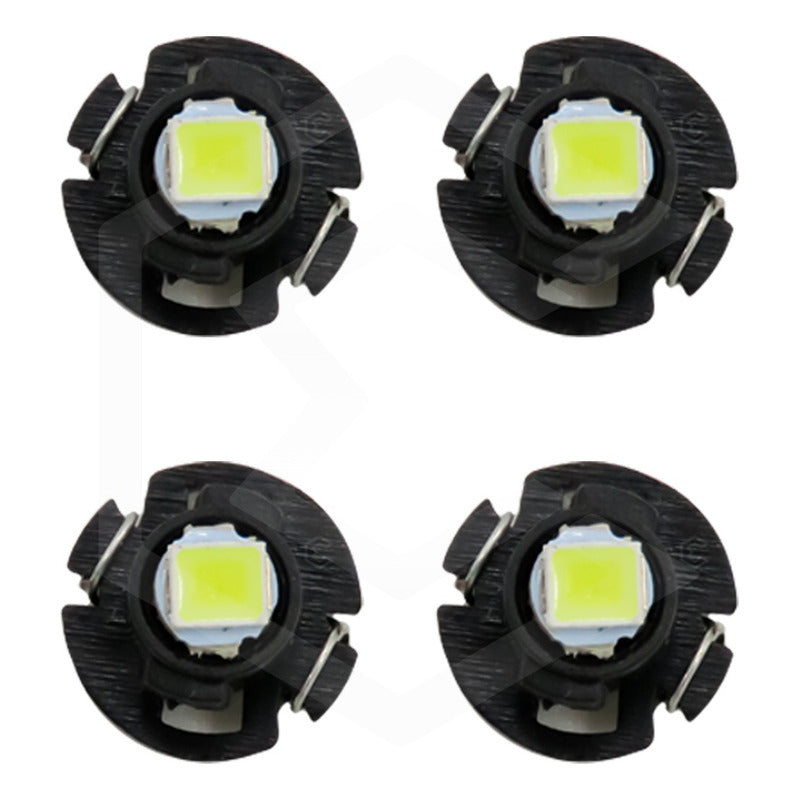 Kit 4 Focos Led T3 T4.2 T4.7 Clúster Para Tablero Fija 12v