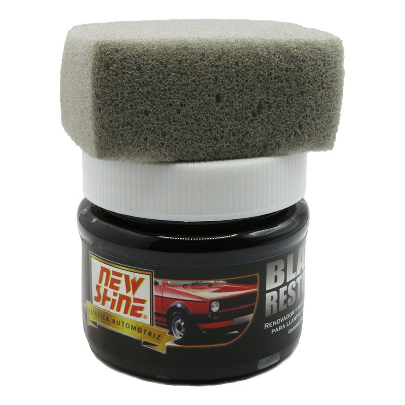 3 Black Restorer Restaurador De Negros Llantas Gomas Hules Negro