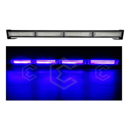 Barra Torreta Led Cob 4 Módulos Estrobo Código 16 Funciones