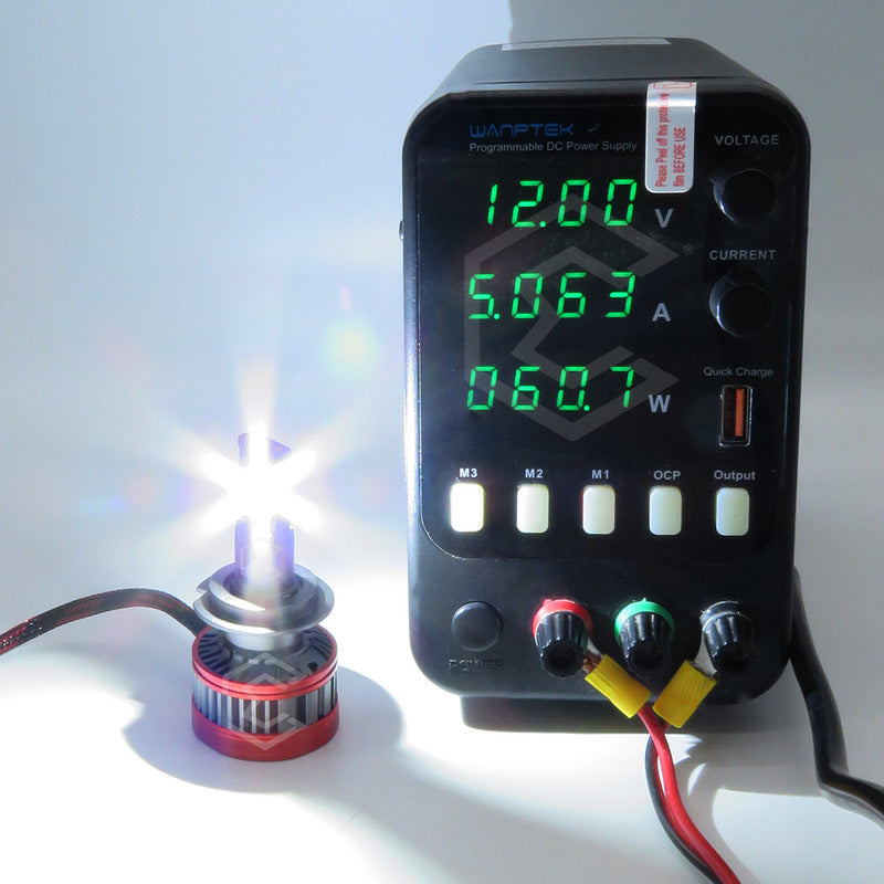 Kit 2 Focos Led H7 Csp Canbus Ventilador Alta Baja 16000lm H7
