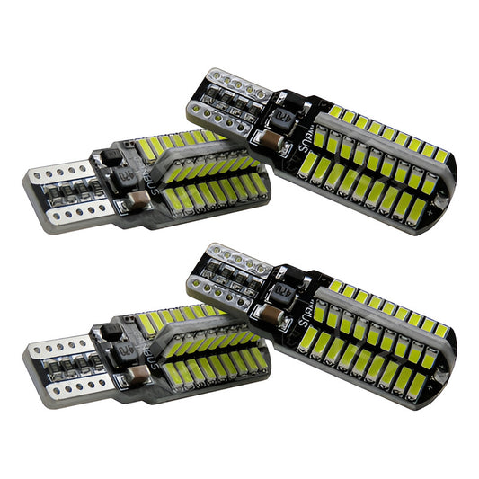 4 Focos Led T15 W16w 912 921 Pellizco Reversa Canbus 12/24v