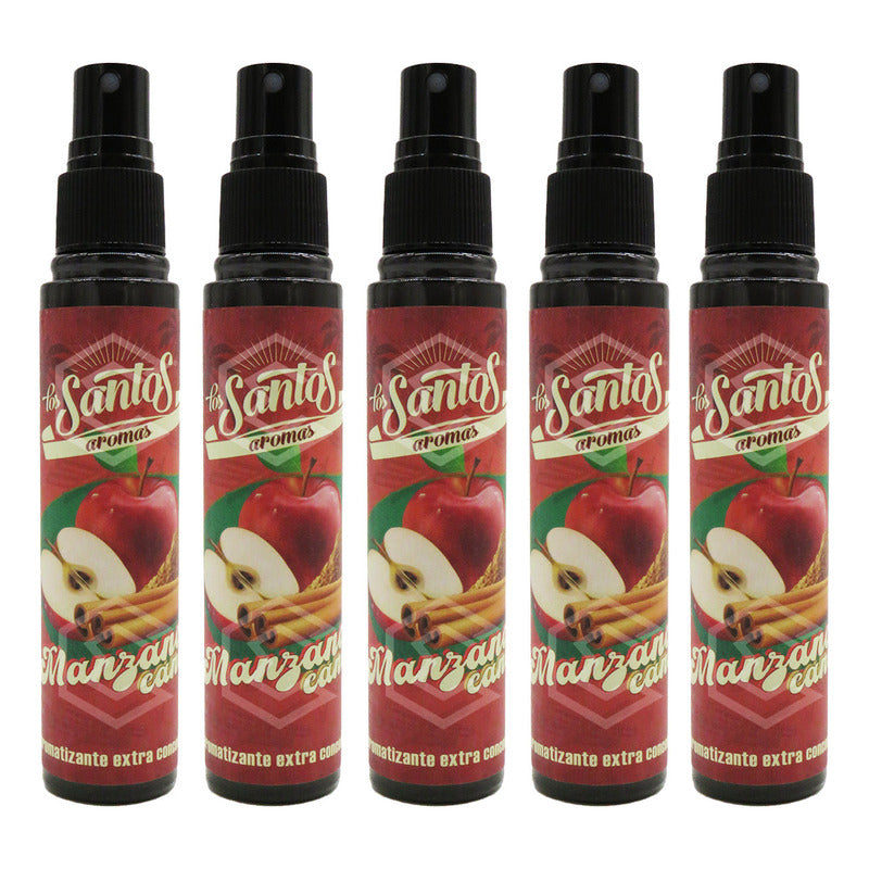 5 Aromatizante Botella Spray Liquido 60ml Auto Casa Ambiente