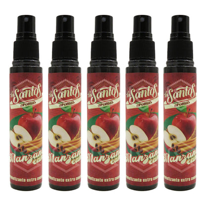 5 Aromatizante Botella Spray Liquido 60ml Auto Casa Ambiente