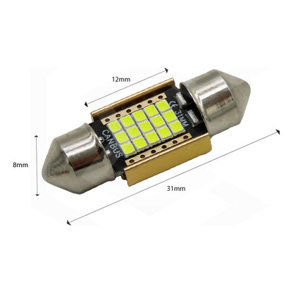 Kit De 10 Focos Interior 27 Leds Canbus 31mm 36mm 39mm 41mm