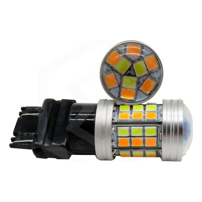 Dos Focos Led 1034 7443 1157 3157 T20 Canbus Dual Color 12v