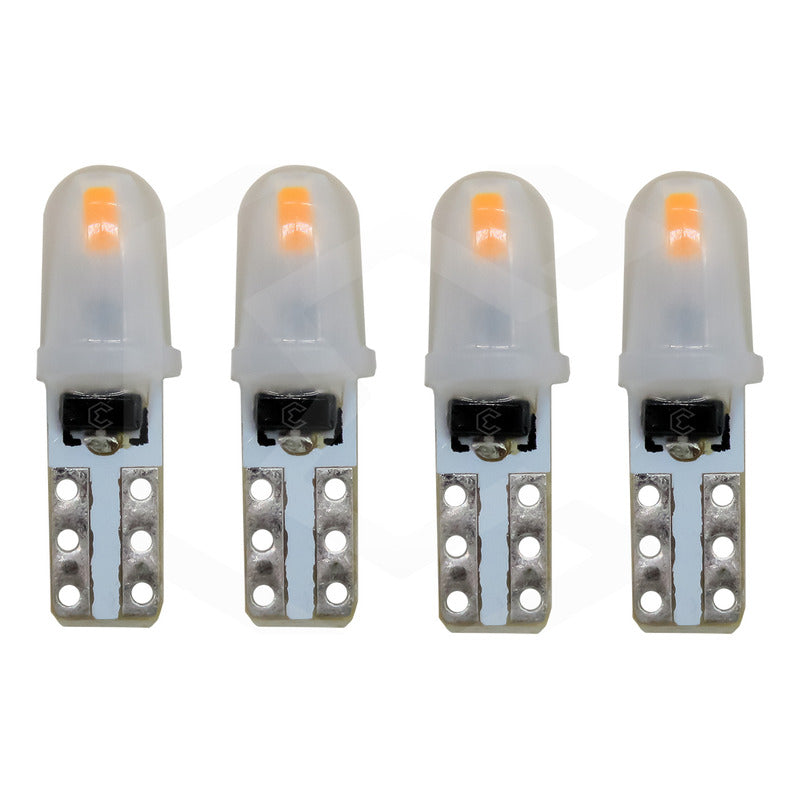 4 Focos Led T5 2721 12v Tablero De Mandos Cluster 5 Colores