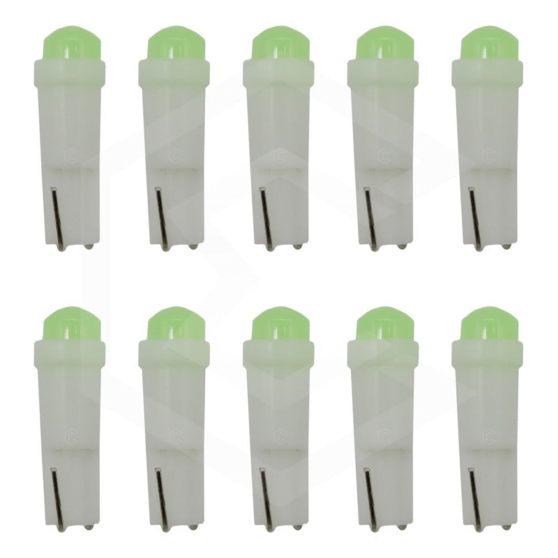 Kit 10 Focos 1 Led Pellizco T5 2721 Tablero Cluster Tipo Vel