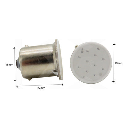 30 Focos 1156 1157 Led Cob Cuarto Stop Direccional Reversa