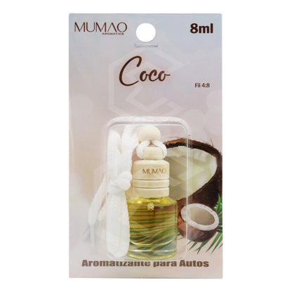 Aromatizante Colgante Botella 8ml Auto Casa Ambiental Mumao
