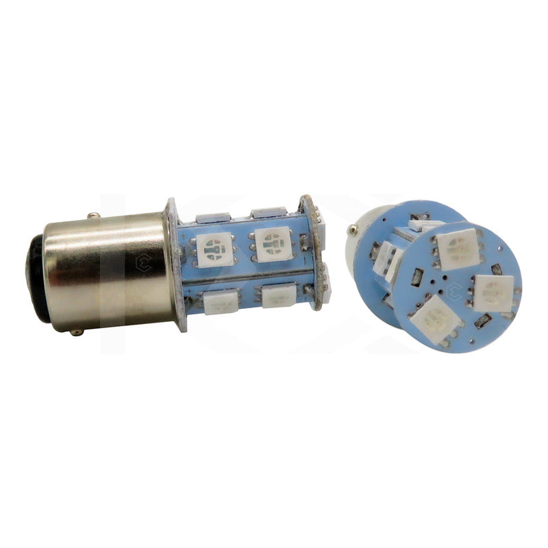 Par Focos 13 Leds 1157 2 Polos Patas Disparejas Función Fija