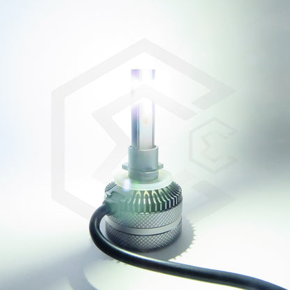 Kit Focos 880 12 Led Csp 9-30v 33.9w Reales Alta Baja 8000lm 880