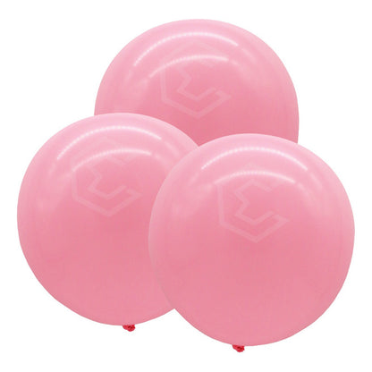 Bolsa 3 Globos Rosa Pastel Brillosos #36 Fiesta Y Boda Latex Rosa Pastel Brilloso