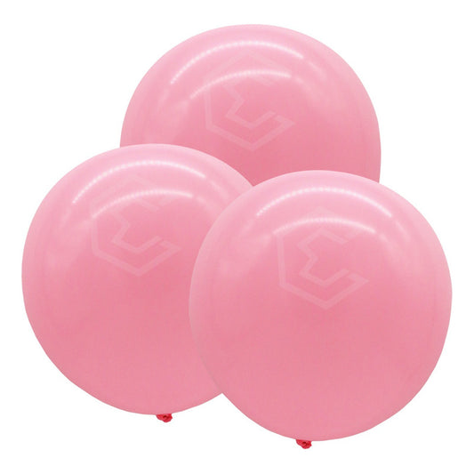 Bolsa 3 Globos Rosa Pastel Brillosos #36 Fiesta Y Boda Latex Rosa Pastel Brilloso