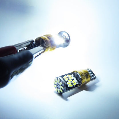 Kit 10 Focos De Pellizco T10 Canbus 27 Leds Super Potentes
