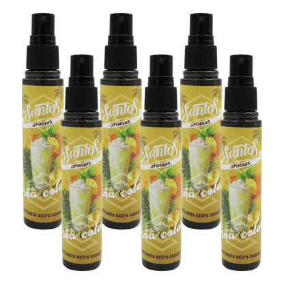 6 Aromatizante Botella Spray Liquido 60ml Auto Casa Ambiente