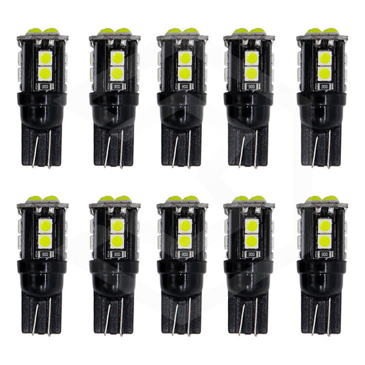 Kit 5 Par De Focos De Pellizco 12 Led Canbus Smd
