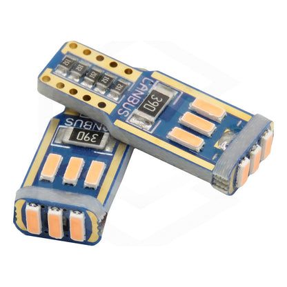 Par De Focos De Pellizco T10 9 Leds Canbus No Error 4014 12v