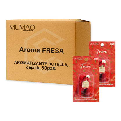 30 Aromatizante Colgante Botella 8ml Auto Casa Ambient Mumao